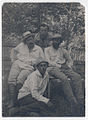 Басов, Урманов, Комаров и первый директор Сибархива В. Д. Вегман (Бердск, ориентировочно 1920-е гг.)