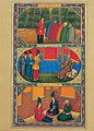 Иллюстрация к «Тысяче и одной ночи» Абу-ль-Хасана Гаффари, Иран, 1849-1856