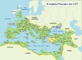 Азия на карте Римской империи