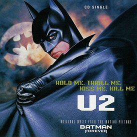 Обложка сингла U2 «Hold Me, Thrill Me, Kiss Me, Kill Me» (1995)