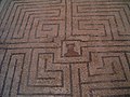 Минотавр в Лабиринте, римская мозаика в Конимбрига, Португалия