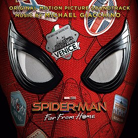Обложка альбома Майкла Джаккино «Spider-Man: Far From Home (Original Motion Picture Soundtrack)» (2019)