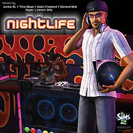 Обложка альбома «The Sims 2: Nightlife» (2005)