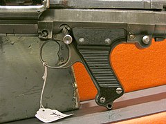 MG 34 S - Sicher - предохранитель, E - Einzelfeuer - одиночные, D - Dauerfeuer - автоматический огонь