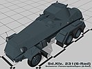 3D модель Sd.Kfz. 231 (6-Rad)