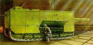 Художественная реконструкция возможного внешнего вида танка Рыбинского завода (на основе чертежей из книги В.Д. Мостовенко «Танки», 1956 г.)