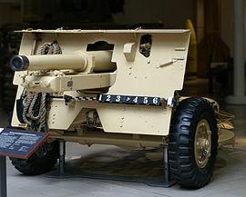 25-фунтовая пушка-гаубица Quick firing Mark II в Imperial War Museum, Лондон.
