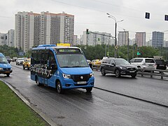 ГАЗ-A68R5E City (ГАЗель e-City) на маршруте № 883