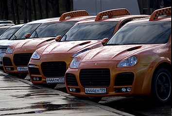 Автомобили Porsche Cayenne в качестве такси