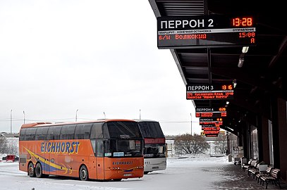 Перроны автовокзала, 2017 год