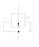 Условное графическое обозначение редукционного клапана