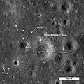 Места посадки аппаратов Аполлона-12 и Сервейер-3