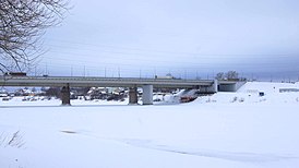 Мигаловский мост зимой