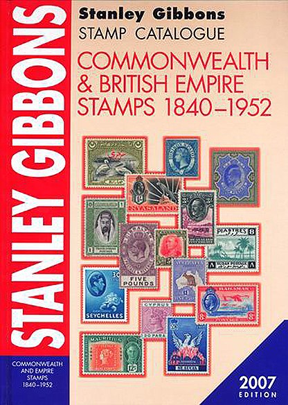 2007: издание для Британской империи и Содружества (1840—1952). В центре — марка Австралии 1913 года из первой стандартной серии «Кенгуру и карта[en]»