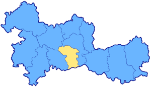Кромской уезд на карте