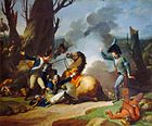 Смерть генерала Вальюбера. 1808. Холст, масло. Версаль