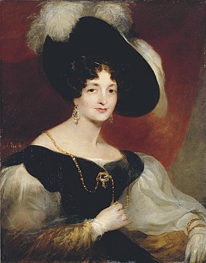 Виктория, герцогиня Кентская. Ричард Ротвелл[en], 1832, Королевская коллекция, Лондон
