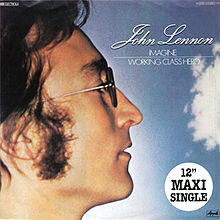 Обложка сингла Джона Леннона «Imagine» (1971)