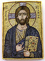 Мозаичная икона Спасителя. 1100—1150 годы, Берлин, музей Боде