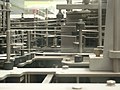 Великолепная панорама металлического переплетения в недрах первого в мире компьютера, созданного Конрадом Цузе.