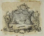 Ex libris from Albrecht von Haller. Da Fondazione BEIC