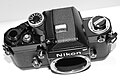 Nikon F2 Photomic со стороны пентапризмы DP-1