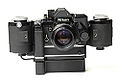 Nikon F2 S с мотором, большой кассетой и приставкой DS-1