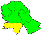 Сремский округ на карте
