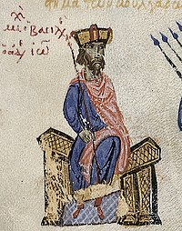 Миниатюра хроники Иоанна Скилицы, XII век