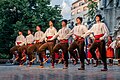 Народный ансамбль исполняет шопский танец на фестивале в Будапеште, 2013 год