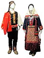 Сербский костюм области Буковица, экспонат Белградского этнографического музея