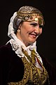Биляна Риган — американская коллекционер балканского костюма сербского происхождения в костюме из Мачвы