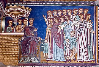 Матери с младенцами приведены к Константину