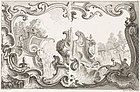 Орнамент с фонтаном. 1734. Офорт Г. Юкье