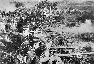 Японские солдаты на фронте