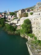 Вид со Старого моста в Мостаре
