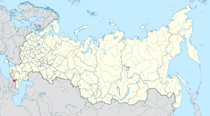 Республика Северная Осетия — Алания на карте