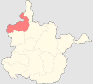 Землянский уезд на карте