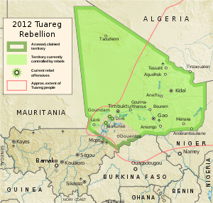 Восстание туарегов стало причиной переворота