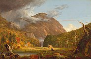 Вид на перевал Кроуфорд Нотч в горах Уайт-Маунтинс (Нью-Гэмпшир) (1839)