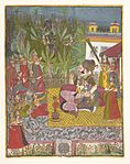 Махараджа и его гарем, ок. 1770