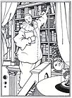 Обложка к серии изданий «Библиотека Пьеро». 1896