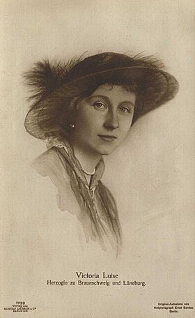 Принцесса Виктория Луиза в 1910 году
