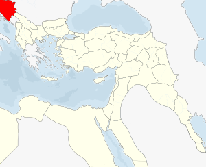 Боснийский вилайет на карте