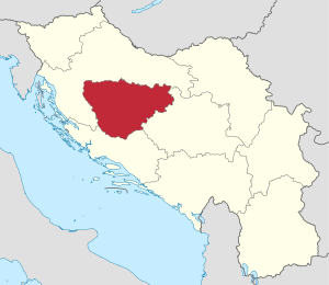 Врбасская бановина на карте