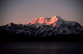 Гора Святого Ильи. Снимок NOAA