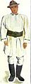 Мужской костюм села Шанць жудеца Бистрица-Нэсэуд, иллюстрация из Румынской энциклопедии, 1938 г.