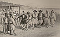 Исполнение жока в олтенском селе Чернець (ныне жудец Мехединци), 1837 год