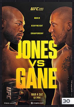 Постер UFC 285: Джонс - Ган