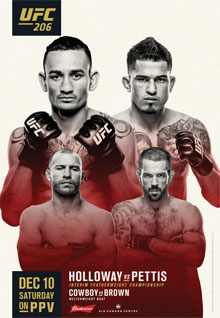 Постер UFC 206: Холловэй - Петтис